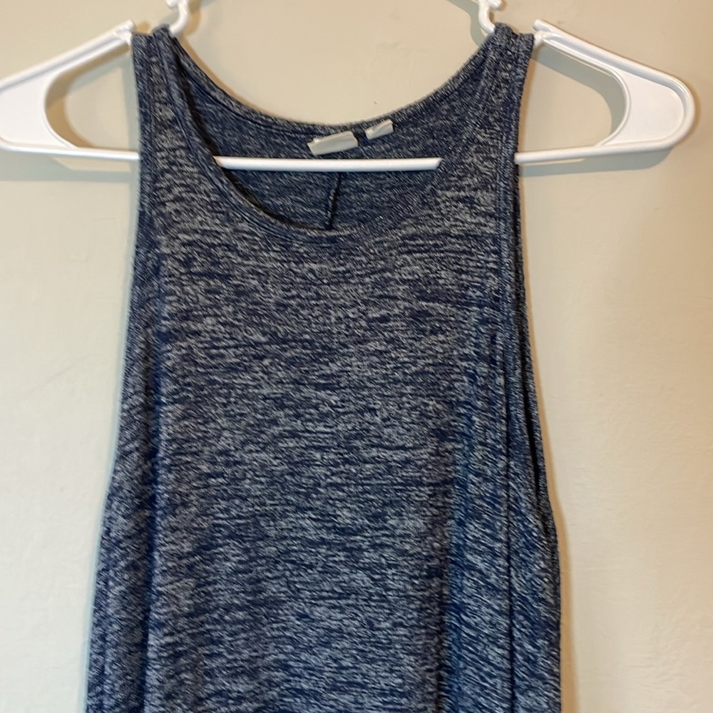 Gap sleeveless swing dress. Navy space dye. Size XS. - Picture 3 of 5
